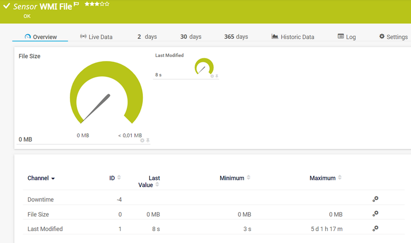 WMI File Sensor